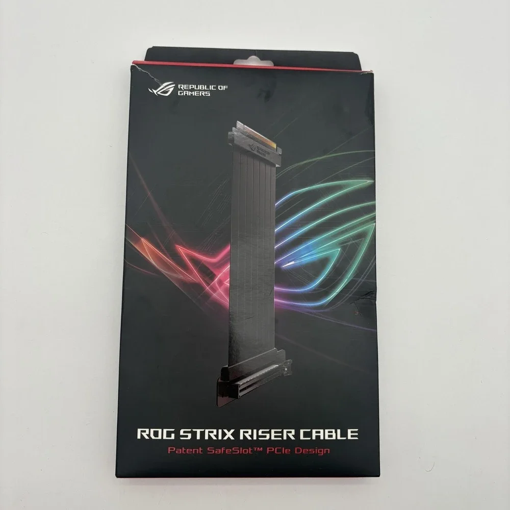 ASUS ROG Strix Premium Riser Cable 240mm PCIe 3.0 x16 RS200 Black SafeSlot